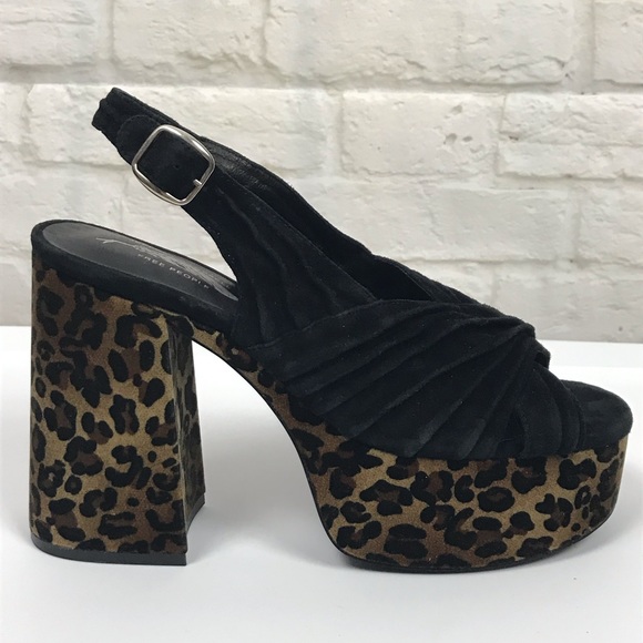 leopard print platform shoes